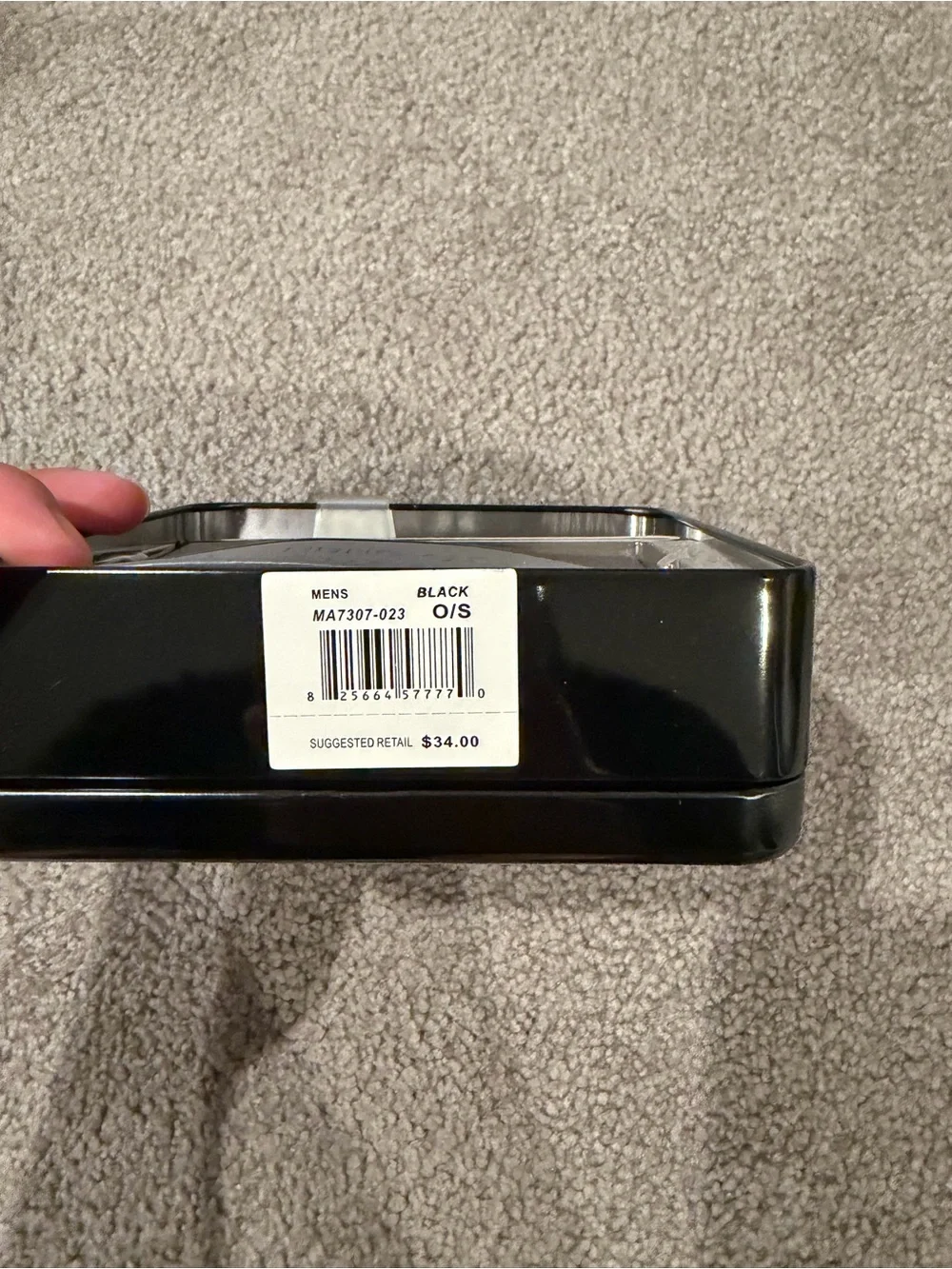 Hurley Trifold Card & Key Holder in Black and Gray